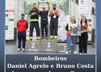 Bombeiros Daniel Agrelo e Bruno Costa homenageados em Braga