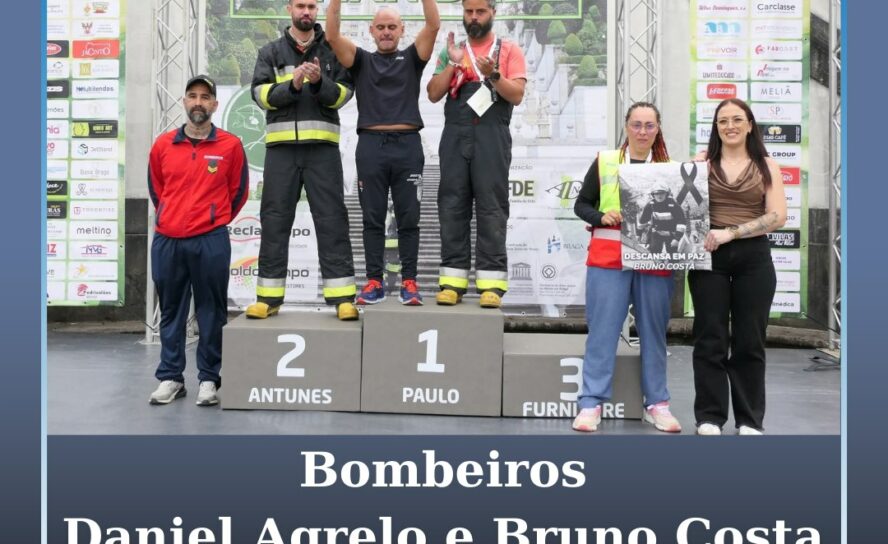 Bombeiros Daniel Agrelo e Bruno Costa homenageados em Braga