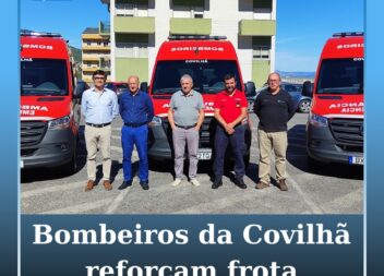 Bombeiros da Covilhã reforçam frota com três novas ambulâncias