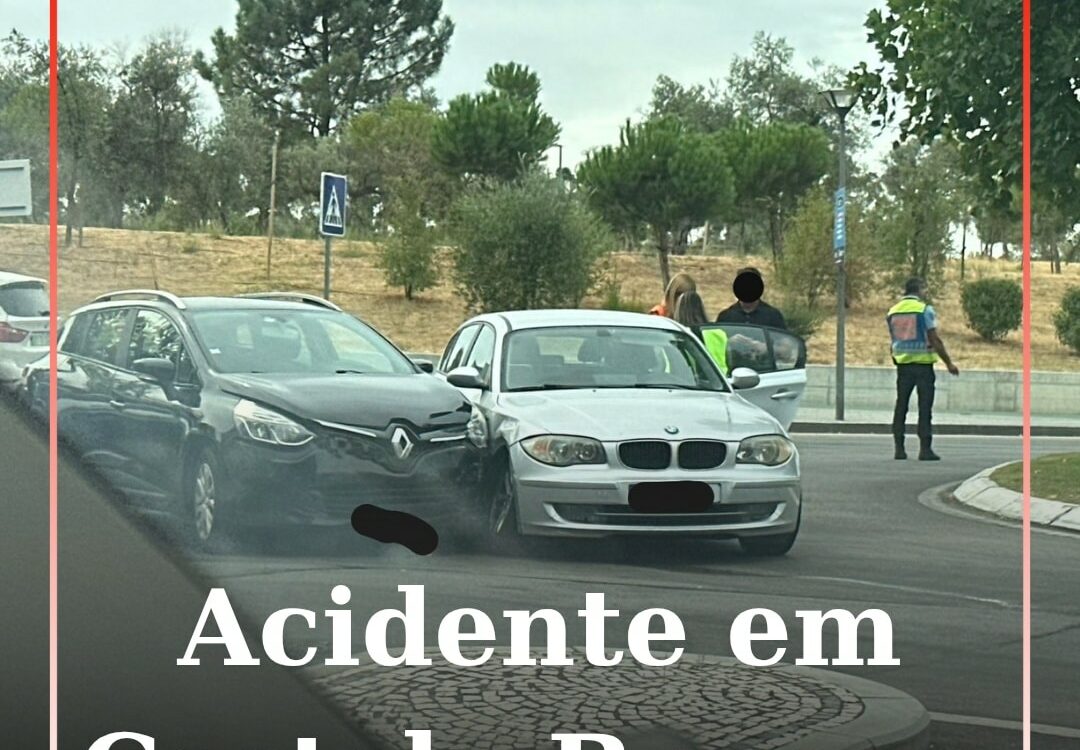 Colisão em Castelo Branco resulta em danos materiais