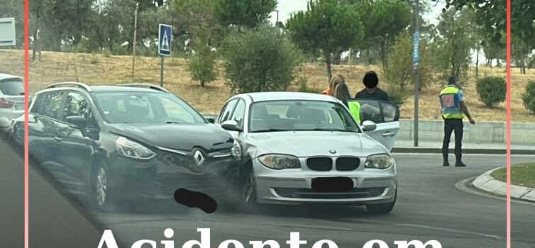 Colisão em Castelo Branco resulta em danos materiais