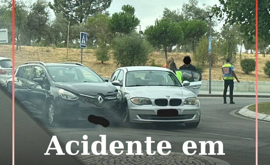 Colisão em Castelo Branco resulta em danos materiais