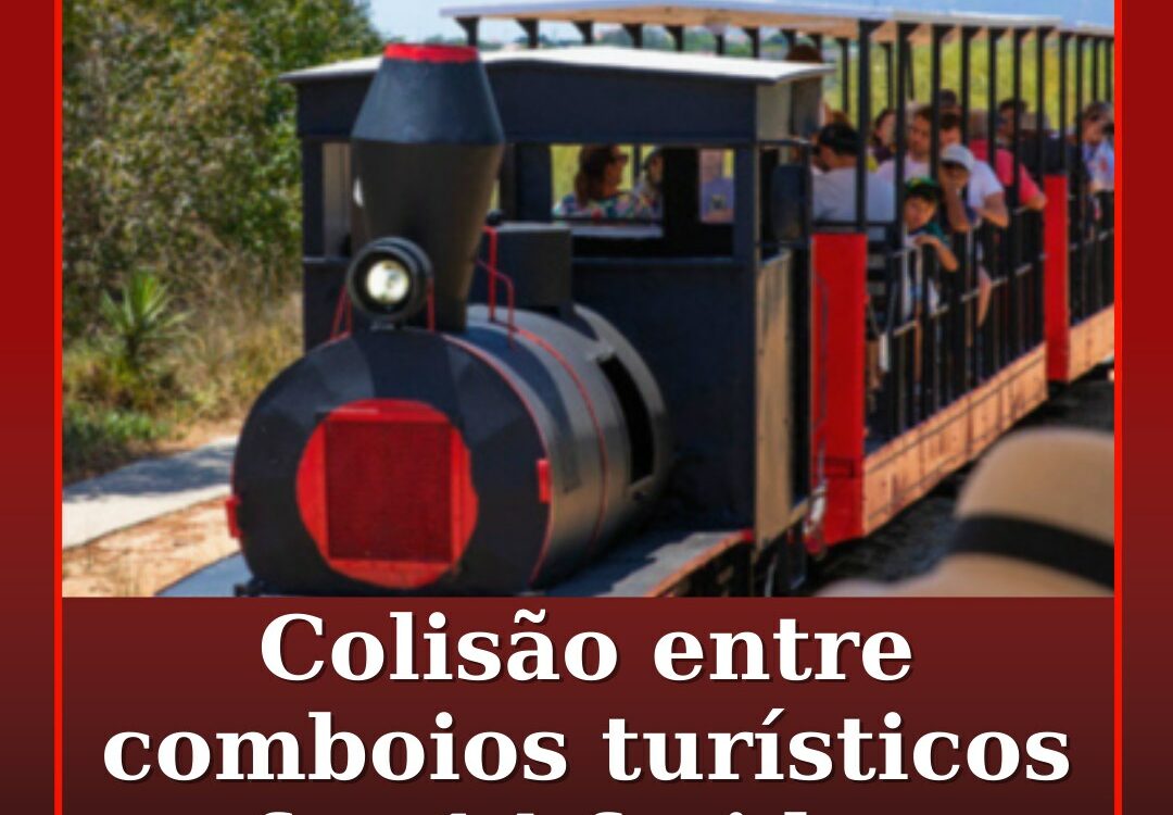 Colisão entre comboios turísticos faz 14 feridos