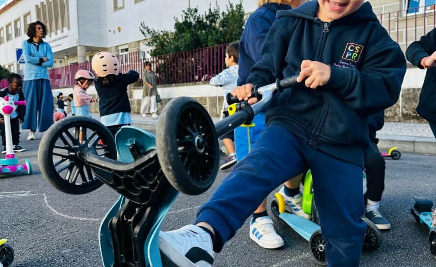 Crianças do Centro Social Padres Redentoristas celebram o Dia Europeu Sem Carros
