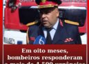 Em oito meses, bombeiros responderam a mais de 4.500 urgências