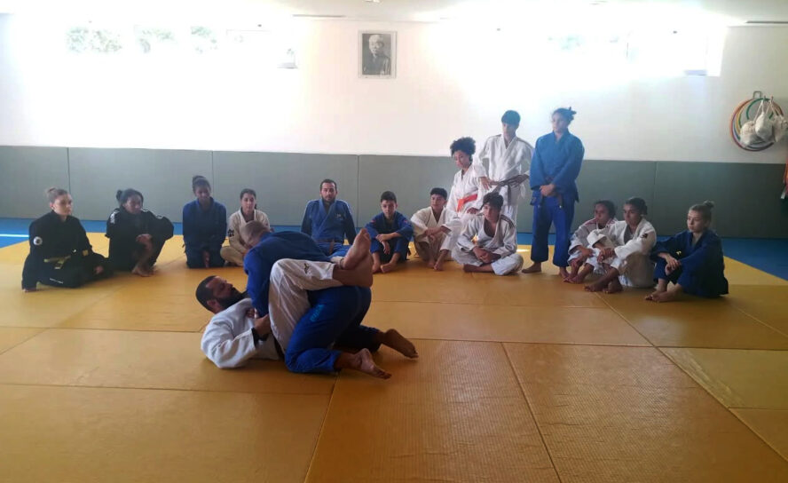 Escola de Judo Ana Hormigo em estágio de pré-época