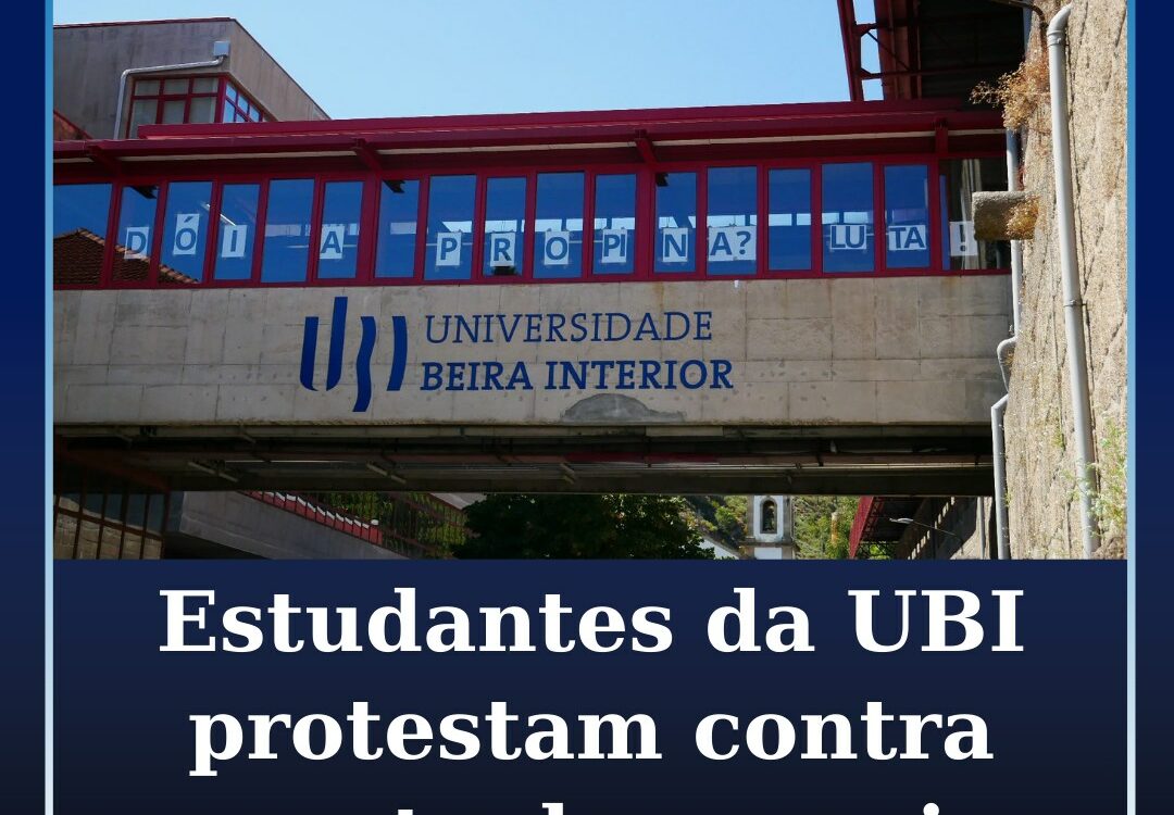 Estudantes da UBI protestam contra aumento das propinas