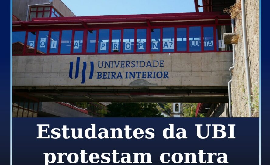 Estudantes da UBI protestam contra aumento das propinas