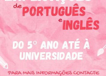 Explicações de Português e Inglês