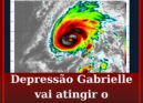 Fim-de-semana sob influência da depressão Gabrielle