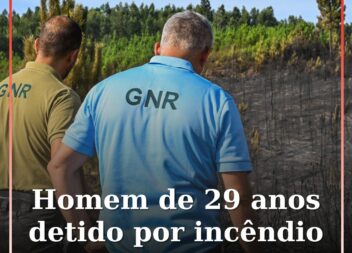 Homem de 29 anos detido por incêndio florestal em Pinhel