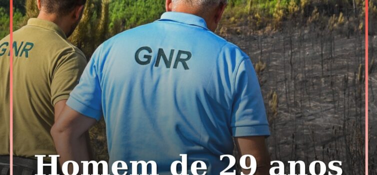 Homem de 29 anos detido por incêndio florestal em Pinhel