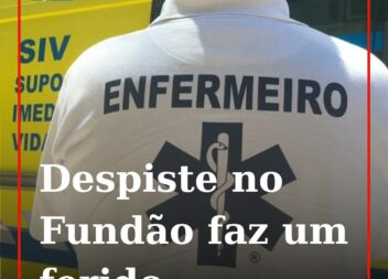 Homem ferido após despiste