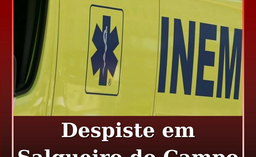 Homem ferido após despiste de velocípede