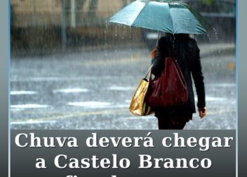 IPMA prevê chuva para Castelo Branco no fim de semana