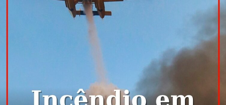 Incêndio em Marvão mobiliza cerca de 100 bombeiros e meios aéreos