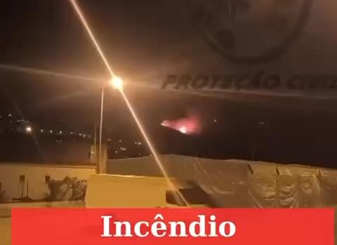 Incêndio em Mato na Covilhã