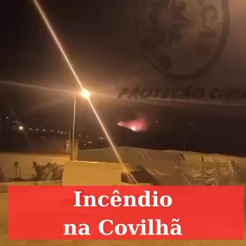 Incêndio em Mato na Covilhã