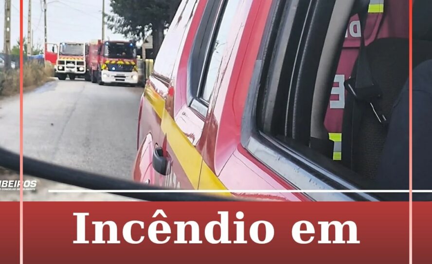 Incêndio mobiliza Bombeiros em Ginjal
