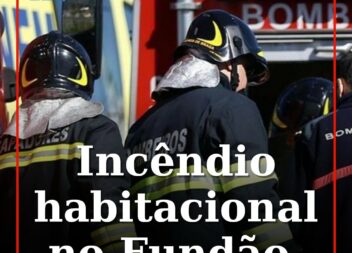 Incêndio na Rua da Cale mobiliza Bombeiros