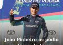 João Pinheiro no pódio em Sever do Vouga