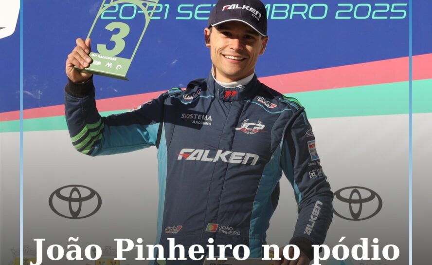 João Pinheiro no pódio em Sever do Vouga