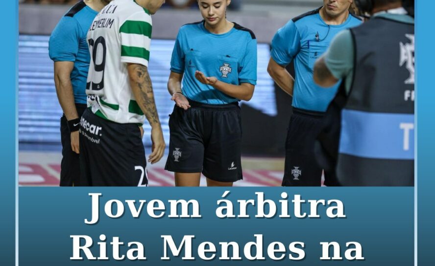 Jovem árbitra Rita Mendes representa na Supertaça de Futsal