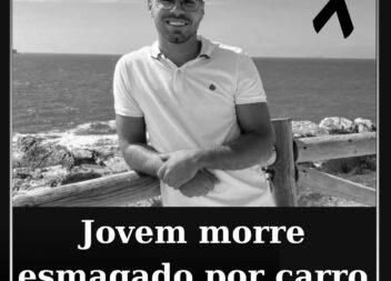 Jovem morre esmagado por carro