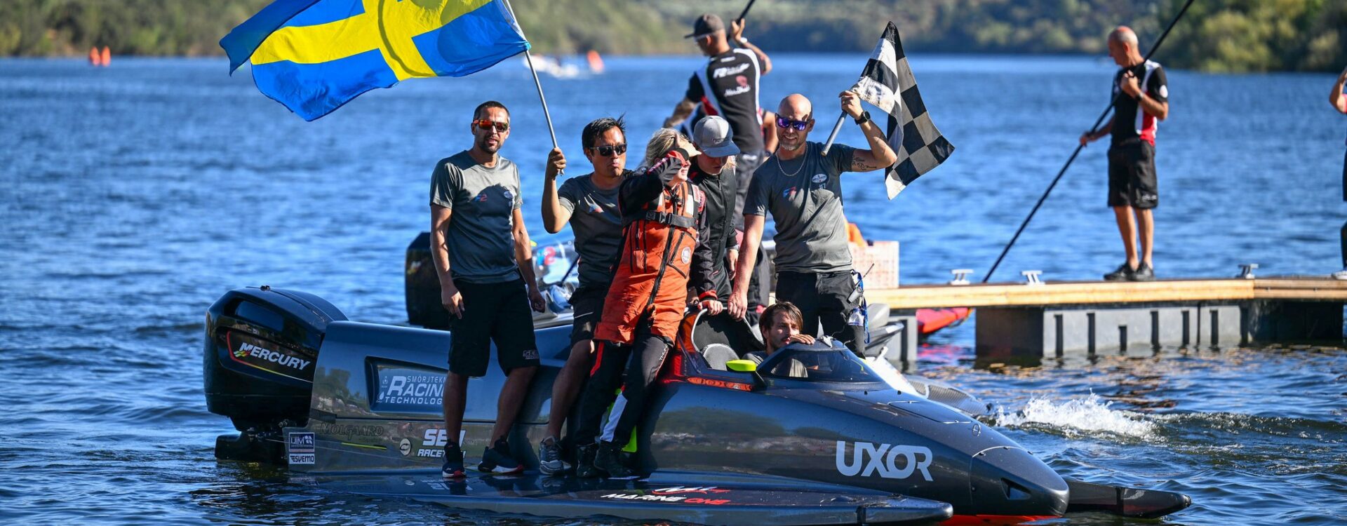 Mathilda Wiberg faz história no Mundial de F2 em motonáutica