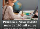 Município de Proença-a-Nova investe mais de 100 mil euros em apoios para alunos