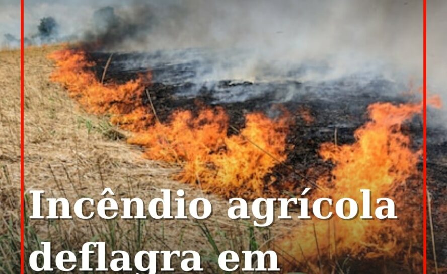 O alerta para um incêndio agrícola na freguesia de Alcains