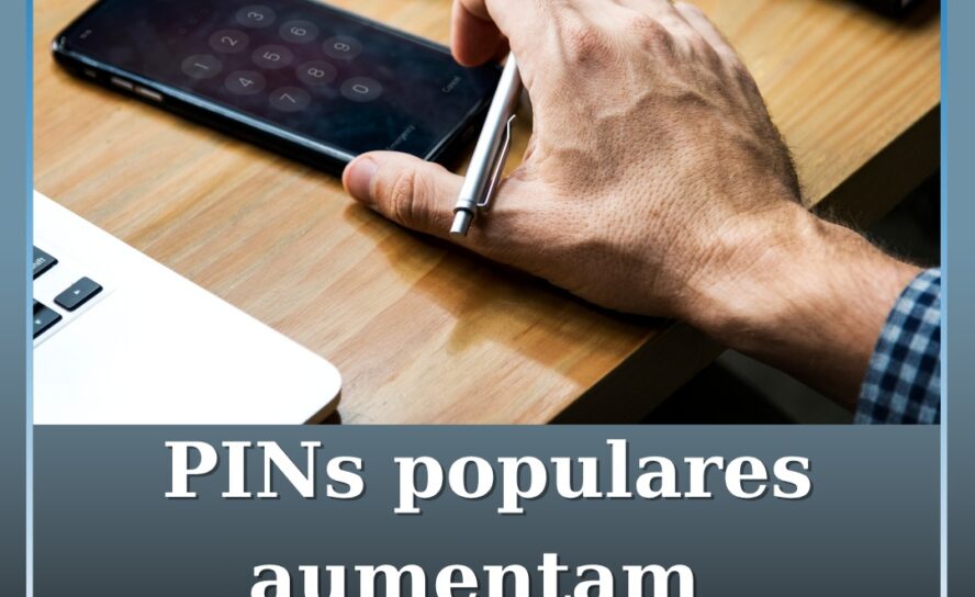 PINs populares aumentam risco de invasão em smartphones