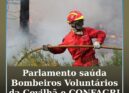 Parlamento saúda bombeiros voluntários da Covilhã e CONFAGRI