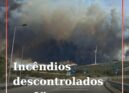 Pelo menos 500 operacionais e 20 meios aéreos combatem, esta sexta-feira, dois f