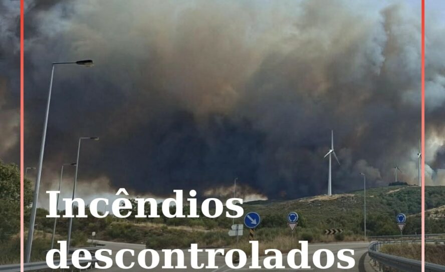 Pelo menos 500 operacionais e 20 meios aéreos combatem, esta sexta-feira