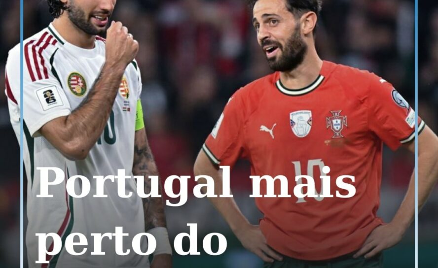 Portugal vence Hungria por 3-2