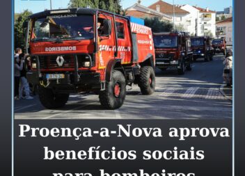 Proença-a-Nova aprova benefícios sociais para bombeiros voluntários