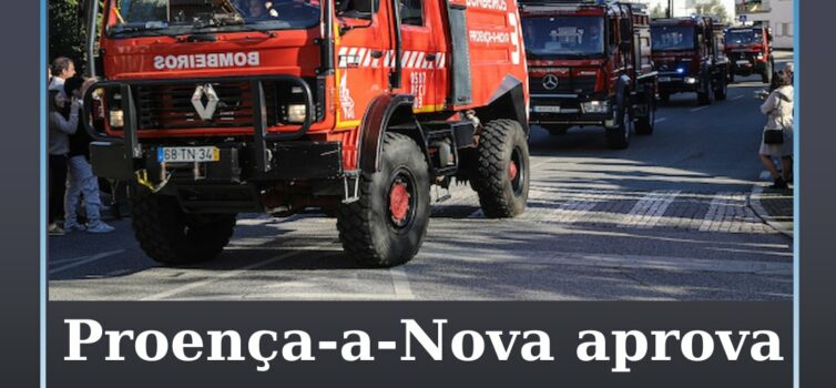 Proença-a-Nova aprova benefícios sociais para bombeiros voluntários