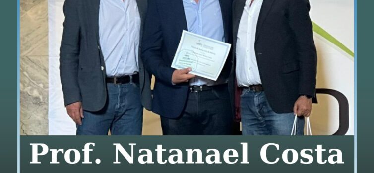 Professor Natanael Costa distinguido em Matosinhos