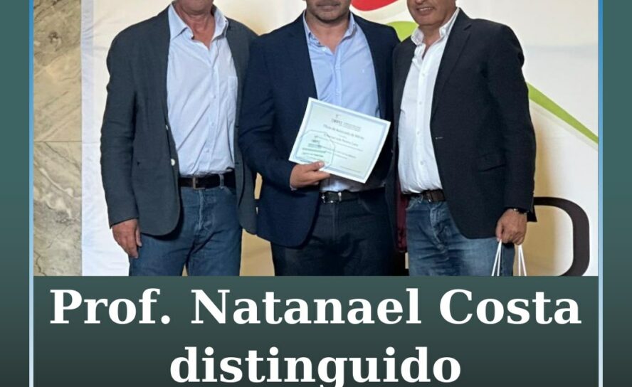 Professor Natanael Costa distinguido em Matosinhos