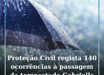 Proteção Civil regista 140 ocorrências no continente à passagem da tempestade Ga