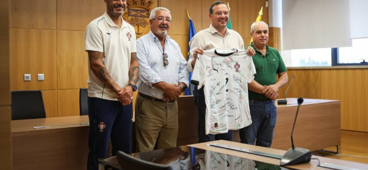 Receção à Seleção Nacional Sub-20 de Futebol de Praia