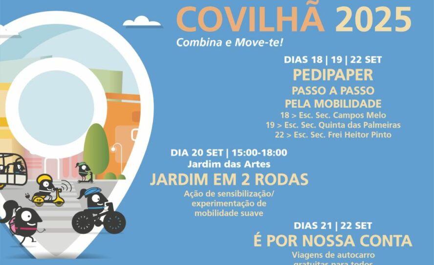 SEMANA EUROPEIA DA MOBILIDADE | AÇÕES GRATUITAS NA COVILHÃ