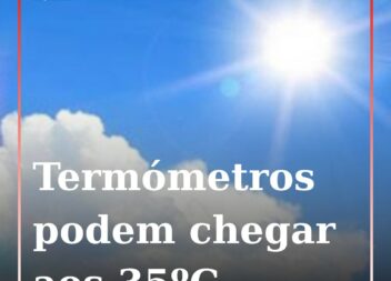 Temperaturas elevadas previstas para o fim de semana