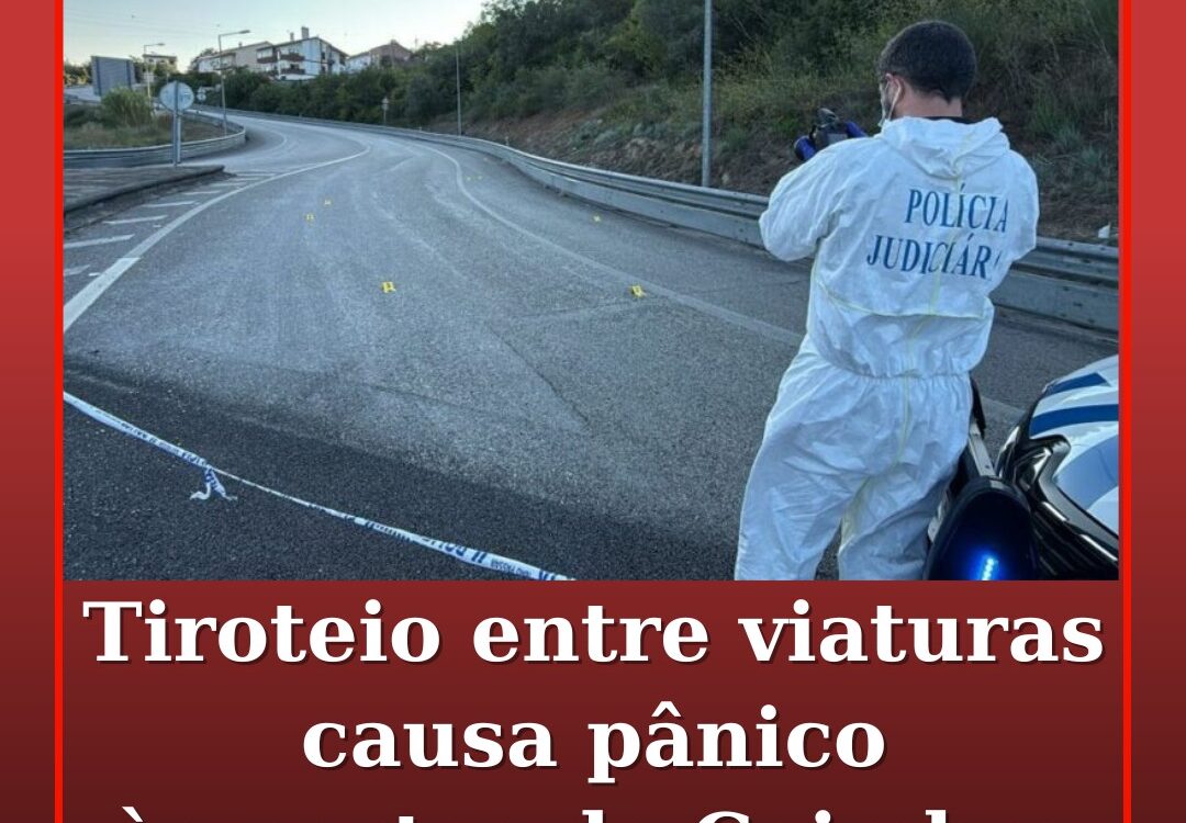Tiroteio entre viaturas causa pânico às portas de Coimbra