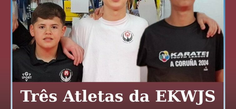 Três Atletas da EKWJS convocados para o Treino Regional de Seleção em Pombal