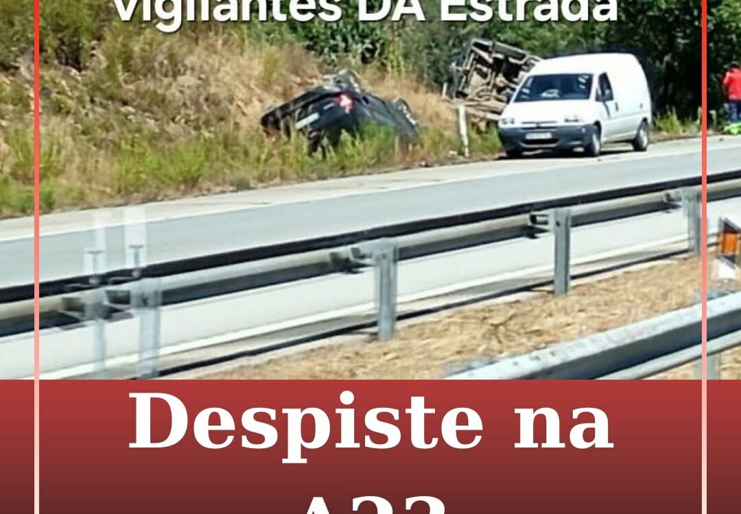 Um ferido após despiste na A23