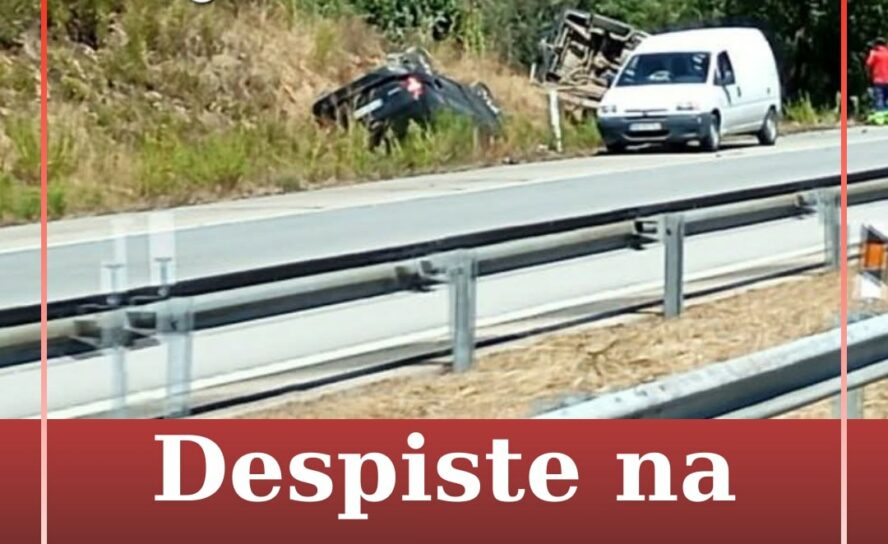 Um ferido após despiste na A23