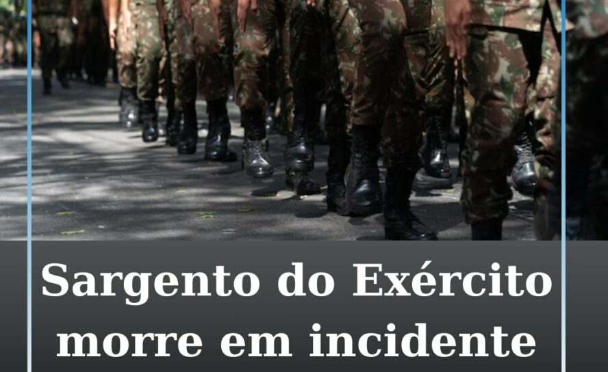 Um militar do Exército, de 24 anos