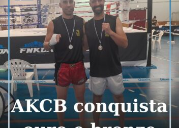 AKCB conquista ouro e bronze em competição de Kickboxing em Vila Nova de Milfont